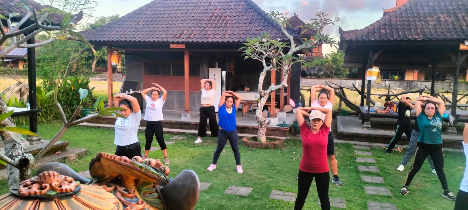 Program Puspa Aman Sehat Bahagia melalui Kegiatan Senam Bersama